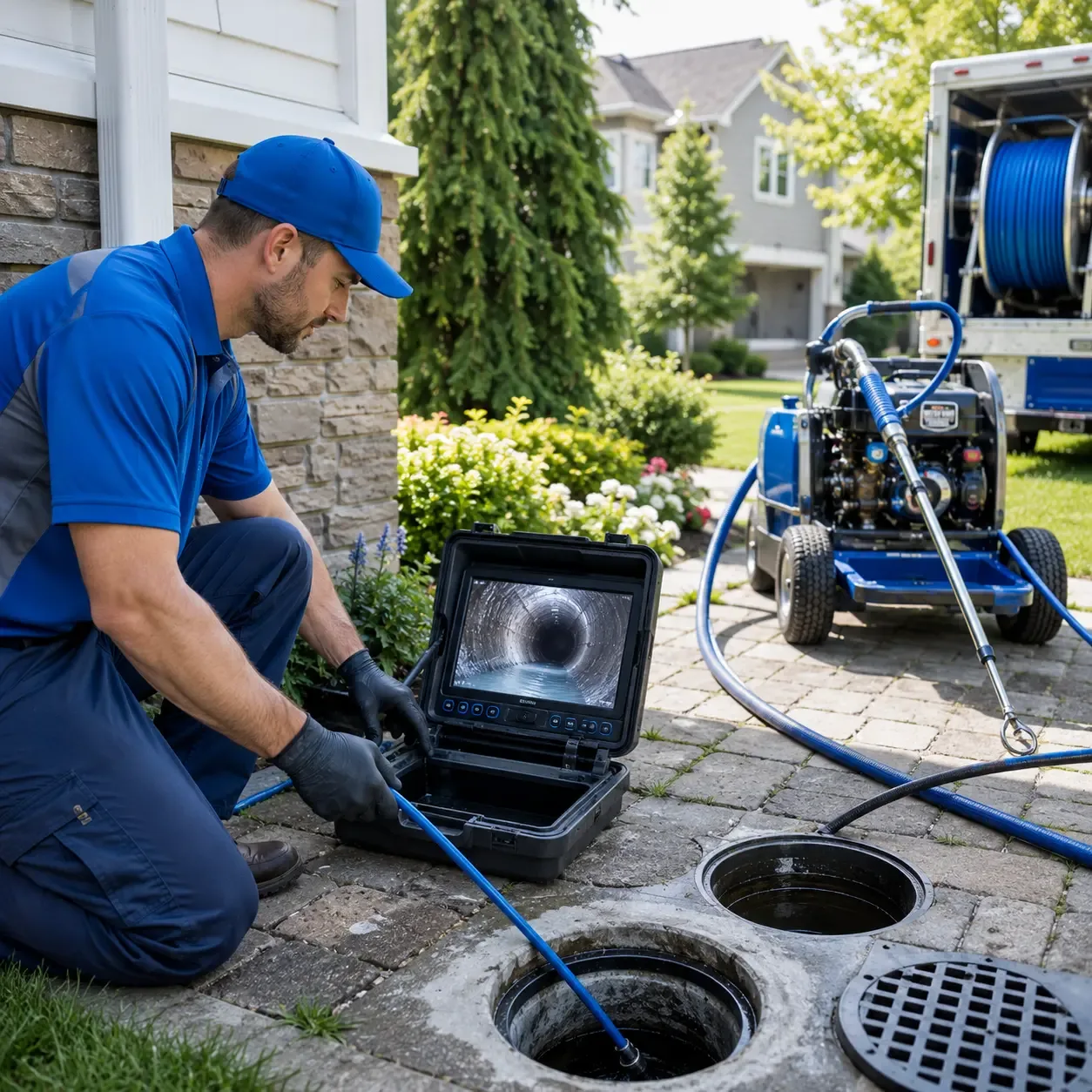 Outdoor drain cleaning professionals serving Valley Lee, MD
